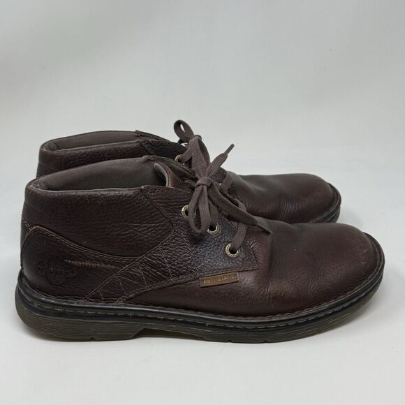 Dr Martens Brighton Chukka Boots Mens 10 Brown Leather Ankle Preppy Gorpcore Doc main image 4